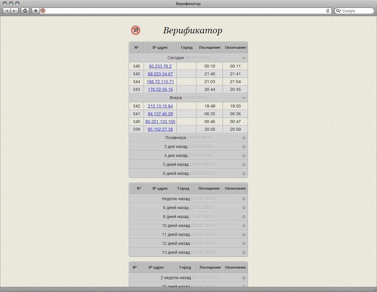 How looks verificator in 2010